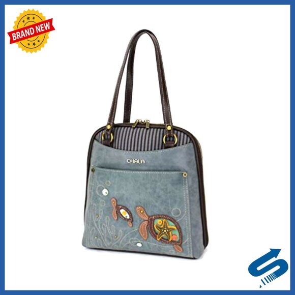 Convertible Backpack Purse Vegan Leather Adjustable Strap Casual main image 5